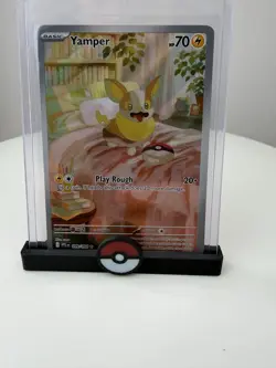 Yamper 099/094 Illustration Rare Holo NM - Phantasmal Flames - Pokemon Card/TCG - Image 1