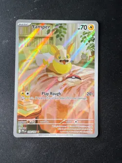 Pokemon TCG Yamper 099/094 Illustration Rare – Phantasmal Flames - NM - Image 2