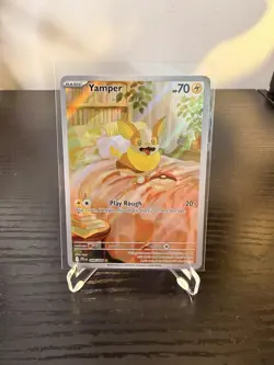 Pokemon TCG Yamper 099/094 Illustration Rare Phantasmal Flames NM/M - Image 1