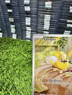 Pokemon TCG Yamper 099/094 PFL Phantasmal Flames 2025 Illustration Rare NM - Image 3