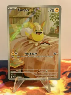 Pokemon TCG Yamper - 099/094 - ME02: Phantasmal Flames Illustration Rare - Image 1