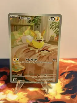 Pokemon TCG Yamper - 099/094 - ME02: Phantasmal Flames Illustration Rare - Image 2