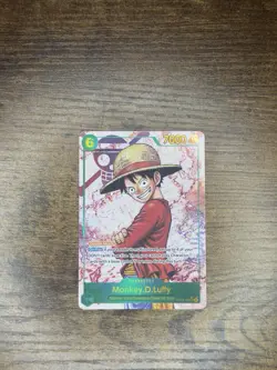 ONE PIECE Monkey D Luffy Alt Art SEC OP13-118 - Carrying on His Will Eng NM - Image 1