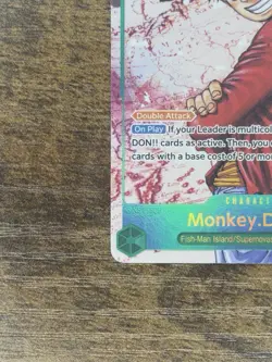 ONE PIECE Monkey D Luffy Alt Art SEC OP13-118 - Carrying on His Will Eng NM - Image 3
