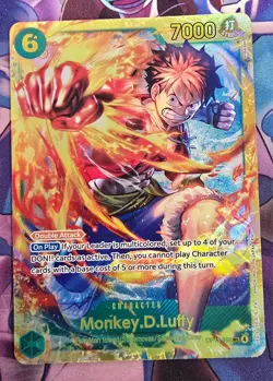One Piece Card Game CCG TCG Monkey D. Luffy OP13-118 SEC Pack Fresh English - Image 1