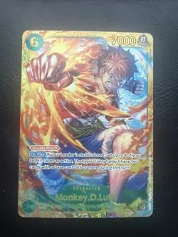 Monkey D Luffy OP13-118 Sec English One piece Tcg Mint - Image 1