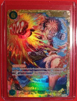 Monkey D. Luffy OP13-118 SEC Secret Rare English FOIL One Piece TCG NM - Image 1