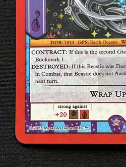 2023 Metazoo Native Black Friday Giant Squid Full Holo Promo Card NM/M - Image 2