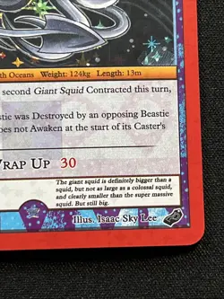 2023 Metazoo Native Black Friday Giant Squid Full Holo Promo Card NM/M - Image 3