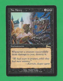 1999 Magic the Gathering - No Mercy - Urza's Legacy MTG - Image 1