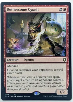 Baldur's Gate BOTHERSOME QUASIT NM Magic MTG Commander Legends Free Shipping! - Image 1