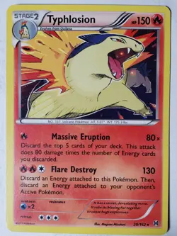 HOLO Typhlosion 20/162 PL - XY Breakthrough Pokemon Card - $2 Combined Shipping - Image 1