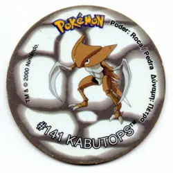 #141 KABUTOS TAZO Nº143 POKEMON TAZOS 2 COLECCION 2000 MATUTANO / TASTY - Image 1