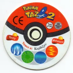 #141 KABUTOS TAZO Nº143 POKEMON TAZOS 2 COLECCION 2000 MATUTANO / TASTY - Image 2