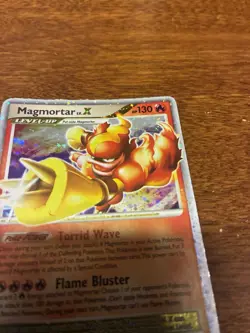Pokemon Company Pokemon TCG Magmortar LV.X 123/123 Holo Ultra Rare EN 2007 HP130 - Image 3