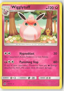 Wigglytuff 72/111 Rare MP Regular - Crimson Invasion - Image 1