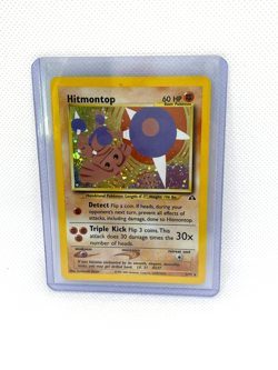 Hitmontop Neo Discovery 3/75 Holo Pokemon Trading Card - Image 1