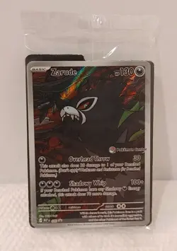 STAMPED Pokemon TCG Zarude Pokemon Center Promo Pitch Black #088 Sealed NM - Image 1
