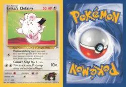 ERIKA'S CLEFAIRY 25/132 RARE GYM HEROES POKEMON UNLIMITED NEAR MINT - Image 3