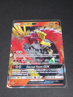 Pokemon Ho-Oh GX - SM57, SM Promos, Moderately Played Condition - Image 1
