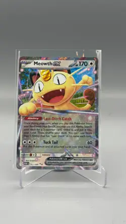 Pokemon TCG - Meowth EX - 062/088 - Perfect Order - NM - Image 1