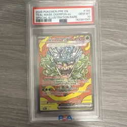 Pokemon TCG Teal Mask Ogerpon ex 145/131 SIR Holo PSA 10 EN - Image 1