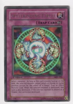 YUGIOH! SPELLBINDING CIRCLE - ULTRA RARE 1ST EDITION - MRL-006 LP-MP - Image 1