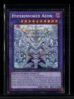 Yu-Gi-Oh! Hyperinvoked Aeon Chaos Origins Secret Rare • CORI-EN033 1st Edition - Image 1