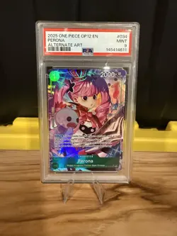 One Piece 2025 OP12-LEGACY of the Master Alternate Art #034 Perona, PSA 9 - Image 1