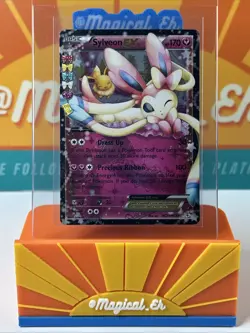 Sylveon EX RC21 Ultra Rare Pokemon TCG 2016 Generations Radiant Collection MP - Image 1