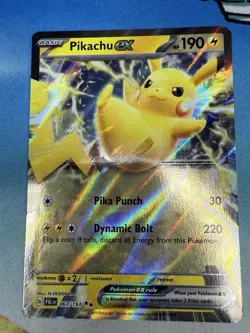 Pikachu ex 063/193 Paldea Evolved Ultra Rare Double Star Pokemon Card - Image 1