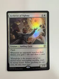Archivist of Oghma Foil MTG Magic the Gathering Card NM Near Mint CLB - Image 1