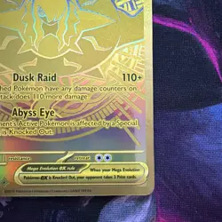 Pokemon TCG Mega Darkrai Ex Gold Card - Image 5