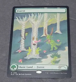 Forest 1386 MTG Secret Lair Featuring Gary Baseman English Regular - Image 2