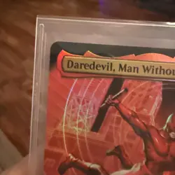 MTG - Daredevil, Man Without Fear P0432- FOIL Extended Art (UMP) PROMO! FREE S&H - Image 3
