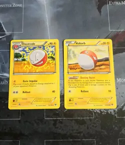 Electrode 45, Voltorb 44 XY Base Card Lot Regular Pokemon- LP - Image 1