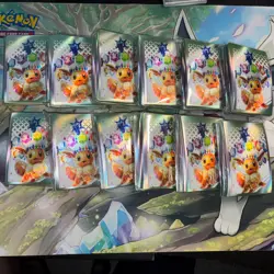 Prismatic Evolutions Sealed Eevee Sleeves - 65 Sleeves - Pokemon TCG -12 packs! - Image 1