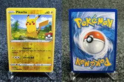 Evolving Skies Pikachu (049/203) - Pokemon League Stamp Promo - Reverse Holo NM - Image 1