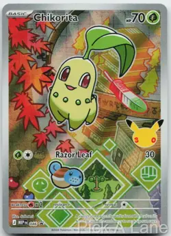 Chikorita 046 Promo ME: Mega Evolution Promo Pokemon Holo Near Mint - Image 1
