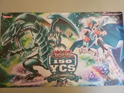 Yu-Gi-Oh! 150th YCS Official Konami Playmat Blue Eyes White Dragon Melody (Used) - Image 1