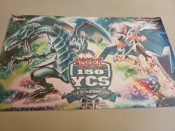 Yu-Gi-Oh! 150th YCS Official Konami Playmat Blue Eyes White Dragon Melody (Used) - Image 2