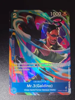 ONE PIECE PREMIUM PRB-02 - MR 3 GALDINO PRB02-009 RARE ALT ART - ENGLISH - Image 1