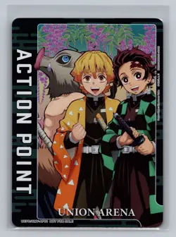 Action Point UEPR/KMY-AP01 Union Arena TCG Demon Slayer PROMO FOIL Tanjiro - Image 1