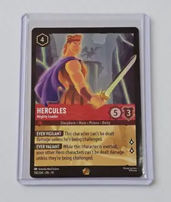Disney Lorcana Hercules Mighty Leader 118/204 Legendary Whispers In The Well - Image 1