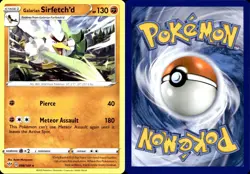 GALARIAN SIRFETCH'D 098/189 Pokemon Card Darkness Ablaze Near Mint - Image 3