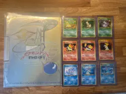 Pokemon Neo - Premium File 1 Promo Folder - 9 Card Set Japanese with inserts - Image 1