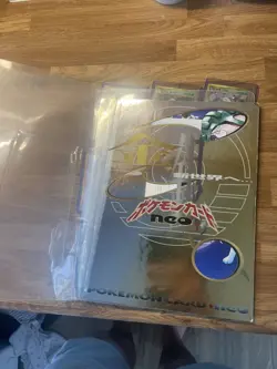Pokemon Neo - Premium File 1 Promo Folder - 9 Card Set Japanese with inserts - Image 2
