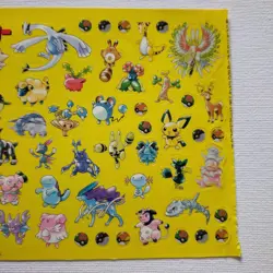 Pokemon appendix GET Seal Sticker Gold & Silver Lugia etc Pokemon Card Japanese - Image 3