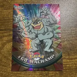 Pokemon Card -Machamp 2000 Topps Chrome TV Animation Edition #68 Card - Image 1