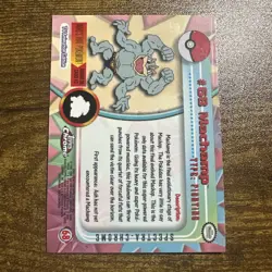 Pokemon Card -Machamp 2000 Topps Chrome TV Animation Edition #68 Card - Image 2